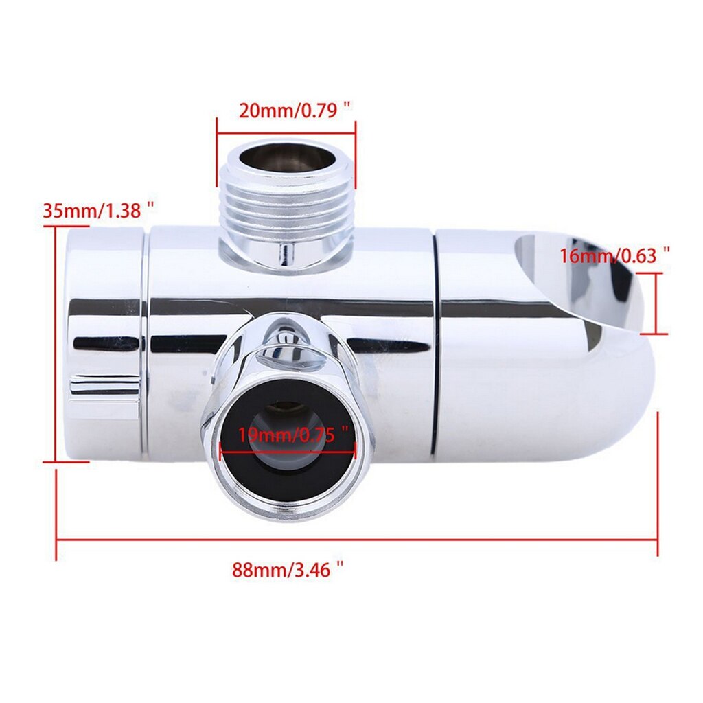 Badkamer Douche Arm Diverter Douchekop Adapter Beugel Houder