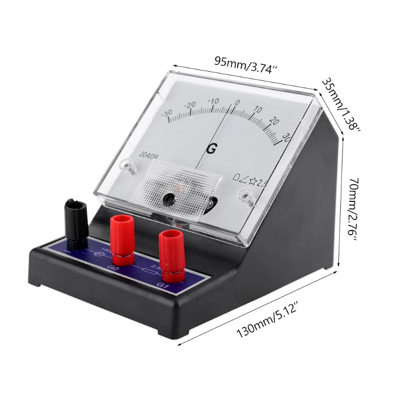 Voltmètre à jauge analogique, voltmètre, galvanomètre, capteur d&#39;ampère scientifique, détecteur d&#39;ampèremètre sensible