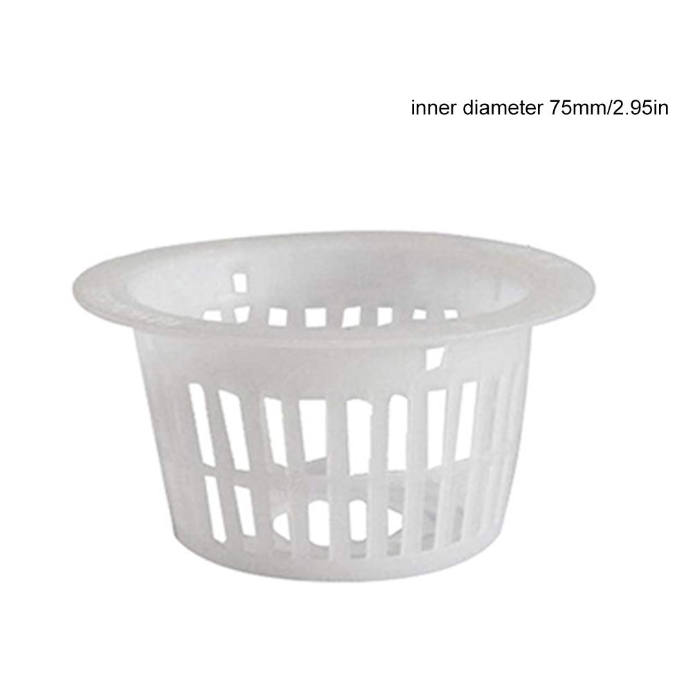 Macetas hidropónicas, cesta de plantación de plantas aeropónicas, macetas de germinación para vivero con maceta de malla hidropónica, esponjas: A