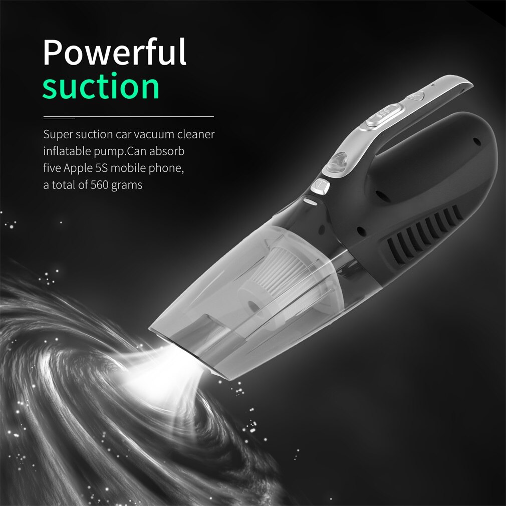 Multifunctional Lightweight Portable 100w Dust-absorption Pressure Measuring Hand Vacuum Cleaner Dustbuster