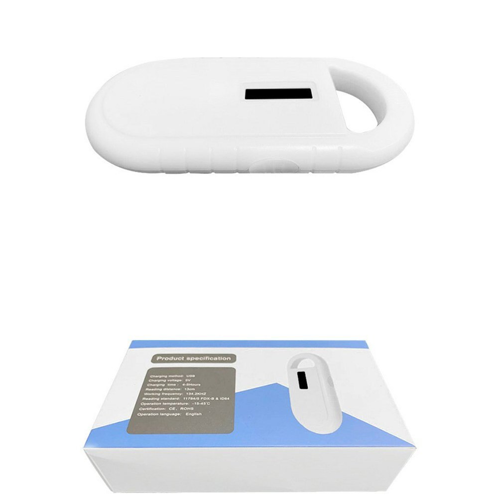 Hunde Leser Ebene Mikrochip Leser Chip Scanner Für Pferd Katze Hund OLED Anzeige Handheld Mikrochip Scanner