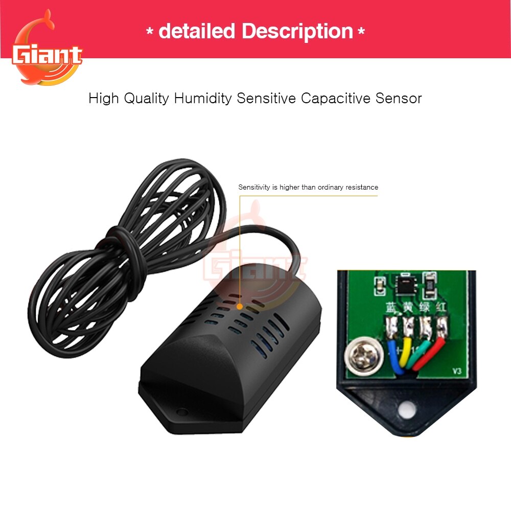 DC 12V 24V 48V AC 110V-220V Digital Temperature Humidity Controller Thermostat Humidistat Thermometer Hygrometer Weather Station