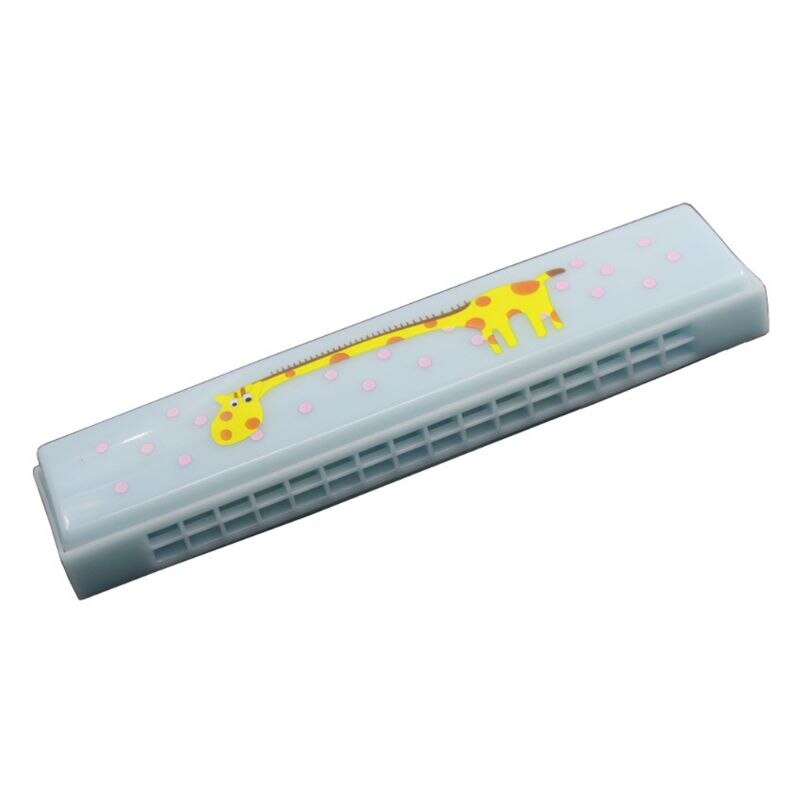Dibujos Animados 16 agujeros Luminous Harmonica niños boca órgano con caja para chico