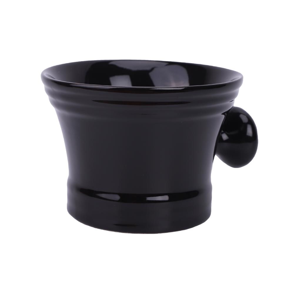 Yaqi Black Color ABS Plastic Shaving Bowl For Men Shaving Brush