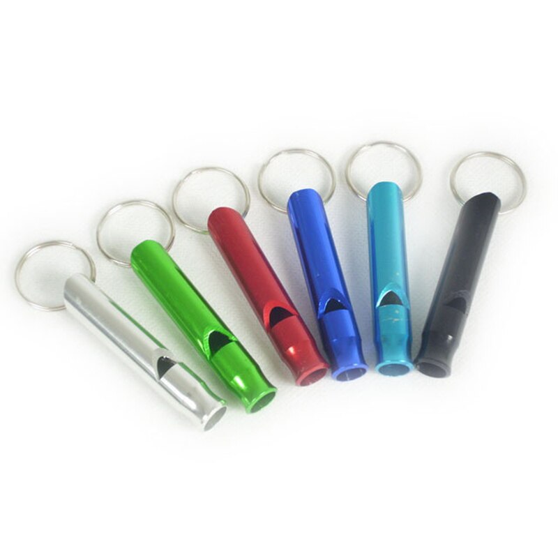 6cm aluminium reddingsfluitjes, multifunctioneel metalen fluitje, draagbaar reddingsfluitje voor buiten, sleutelhanger, duiventrainingsfluitje