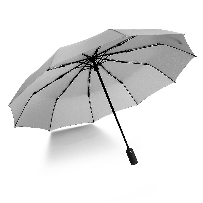 Wind Slip Opvouwbare Automatische Paraplu Mannelijke Auto Luxe Grote Winddicht Paraplu Voor Mannen Regen Zwarte Coating 10 K