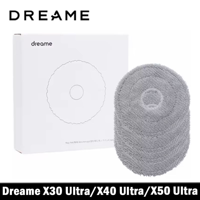 Dreame X30 Ultr/X40 Ultra/X50 Ultra Mop Cloth Parts Dreame L10s Pro Ultra Heat / L20 Ultra Rotary Mops Pad Original Accessories