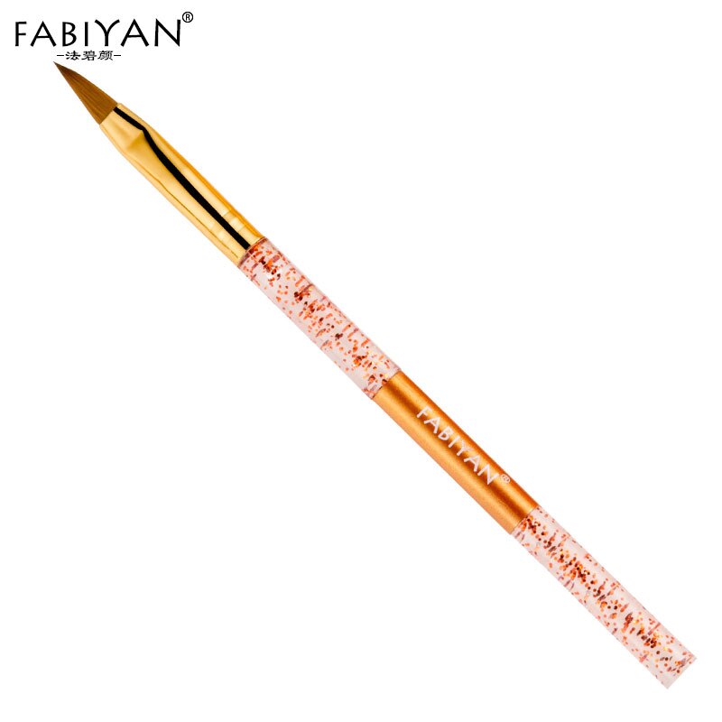 Pinceles de delineador para uñas, pluma de extensión en forma de media luna, pétalos, herramientas de manicura acrílicas, 9 estilos