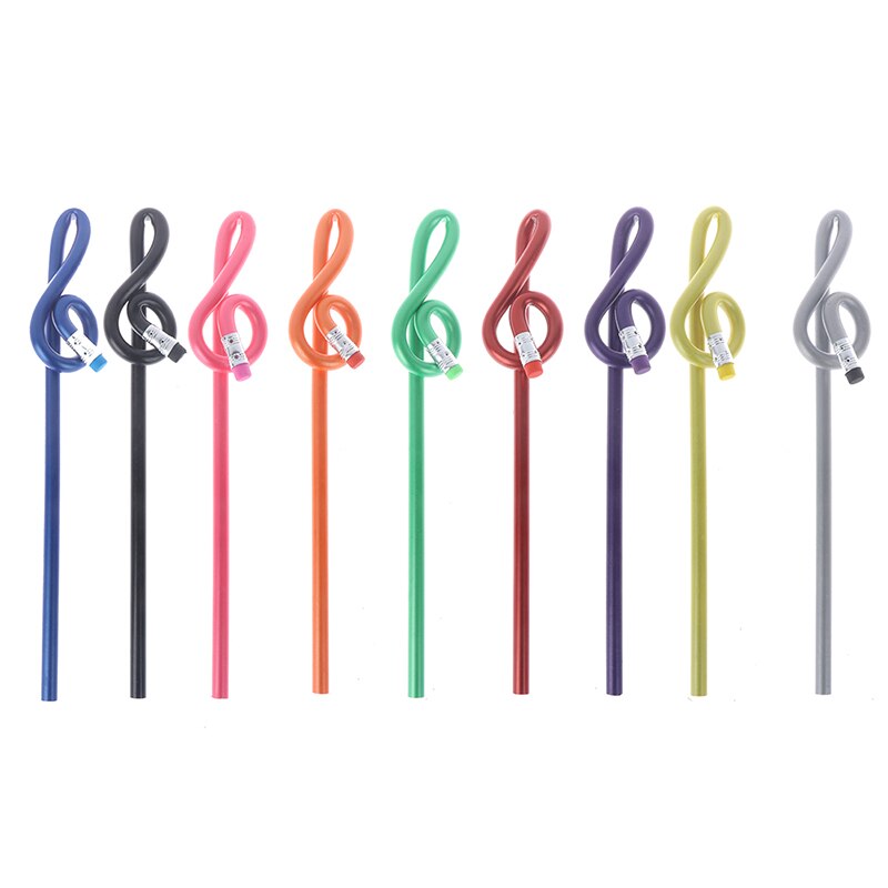 1Pc Potlood Multi Kleur Muzieknoot Potlood Decoratie Potlood School/Kantoorbenodigdheden Muzikant