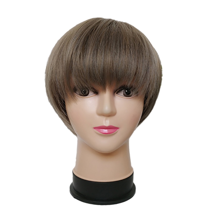 Wig Stand Mannequin Head for Wigs Display and Making Manikin Bald PVC Displaying Heads With Shoulder