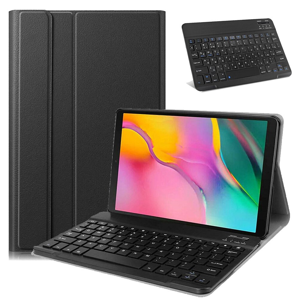 Caso de teclado para samsung galaxy tab s6 10.5 SM-T860 SM-T865 2019 caso russo inglês teclado sem fio capa protetora tablet