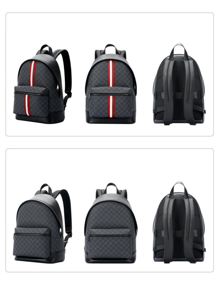 BOPAI A backpack; Unisex backpack; Casual backpack; pvc waterproof backpack; Lightweight; 15.6 inch computer bag; Travel Bag
