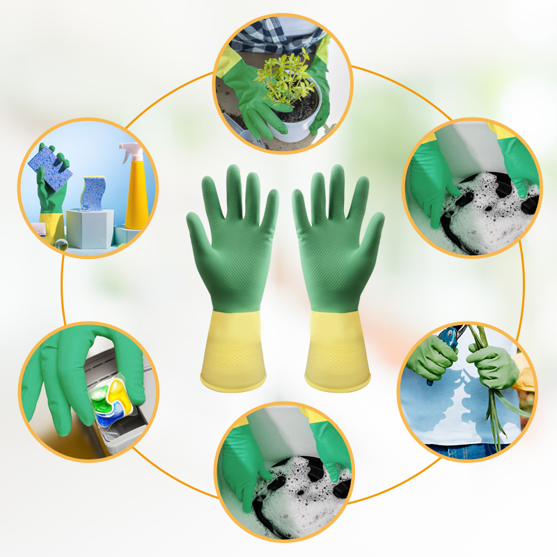Xingyu kitchen dish washing gloves household dishwashing gloves rubber gloves for washing clothes cleaning gloves for dishes