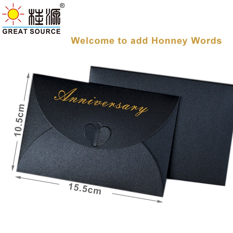 Uitnodigingsenvelop voor een feestje, kaartenvelop 300g kleuren parelmoer kunstpapier envelop  (50 stuks)