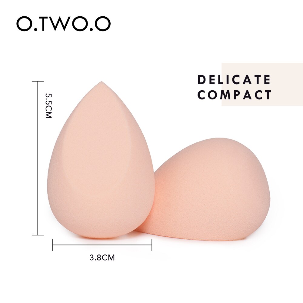 O.two.o hartvormige make-upspons, zacht en glad, vloeibare foundation voor het gezicht, concealercrème, cosmetische puff, make-uptools