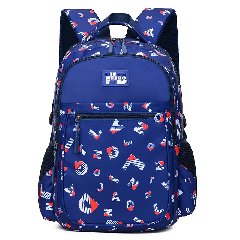 2020 novas crianças sacos de escola para meninas meninos alta qualidade crianças mochila na escola primária mochilas infantil zip: deep blue