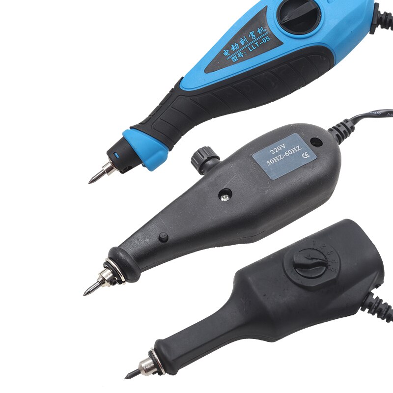 220V Electric Engraver Carbibe Steel Tip Dremel Style Engraving Pen for Metal Wood Plastic Glass Leather Stone Ceramic