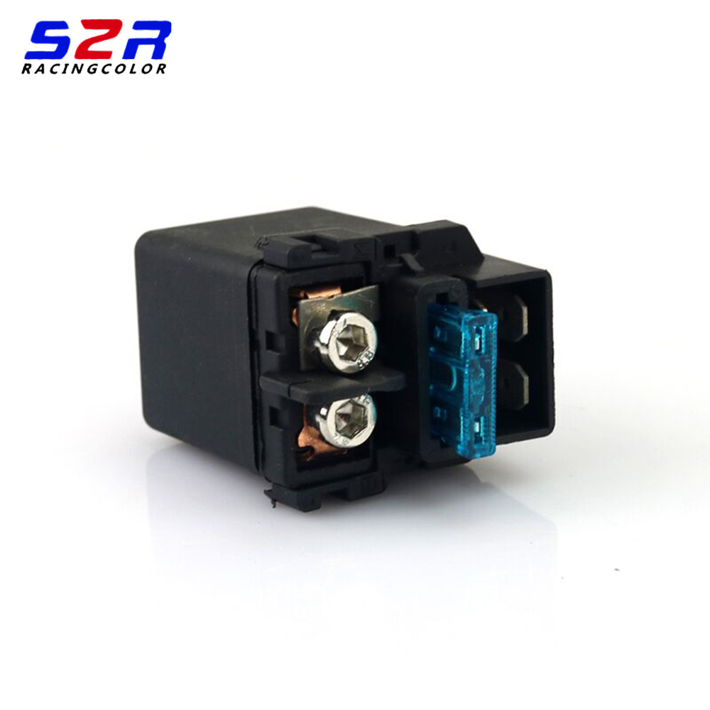 Accesorios para motocicleta S2R, relé de arranque de voltaje solenoide de arranque para Yamaha FZ16 FZ-16 FZ 16 YS150, piezas de repuesto para Motor eléctrico