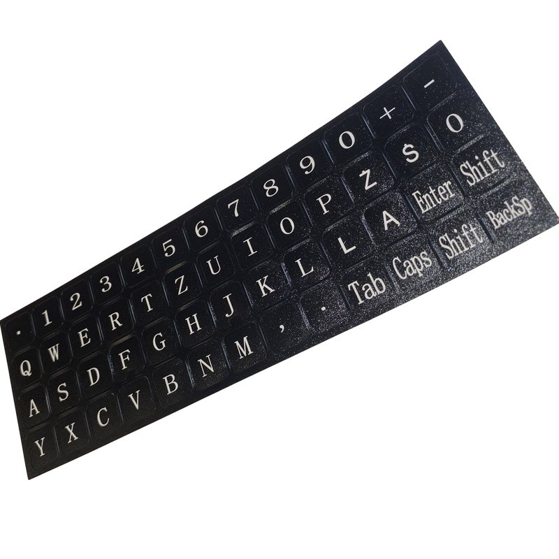 SR Poland Language Polish Matte Standard Waterproof Keyboard Cover Stickers Button Letters Computer Laptop Skins Accessories