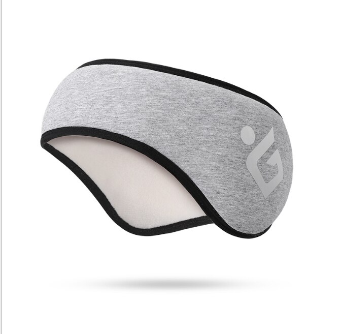 Orejeras de abrigo para invierno deportes oído protección artefacto banda de pelo de a prueba de viento frío calentador del oído: Gris