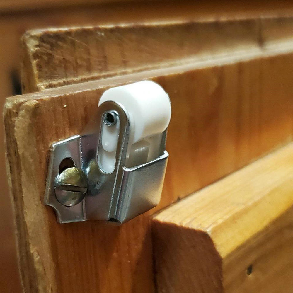 5 Pack of Hardware Heavy Duty Large Roller Catch Latch for Closet Doors and Cabinets, Zinc