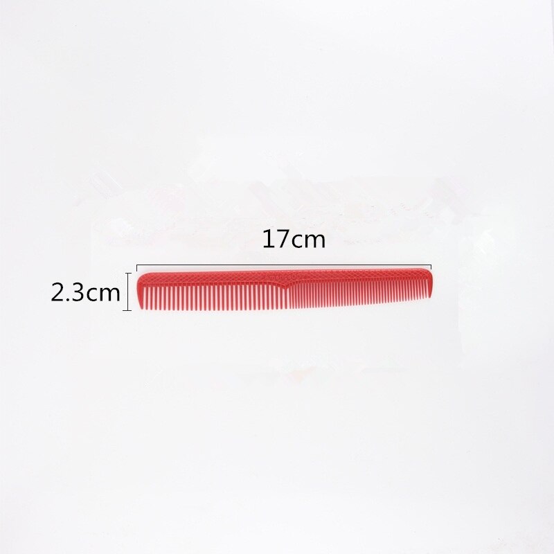 Salon Hairdresser Cutting Hair Comb Barber Special Anti-Static Comb Barber Hairdressing Hair Care Styling Tool: SZ007-Red-03