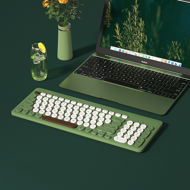 Draadloze Gaming Toetsenbord Muis Set Voor Macbook Xiaomi Stille Magic 2.4G Draadloze Toetsenbord Muis Combo Computer Pc Gamer Toetsenbord