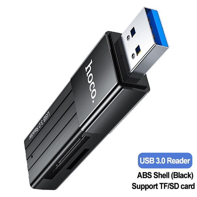 HOCO 2in1 Card Reader USB 3.0 2.0 SD Micro SD/TF Card Memory Reader Multi-card USB Writer Adapter Flash Drive Laptop Accessories: USB3.0