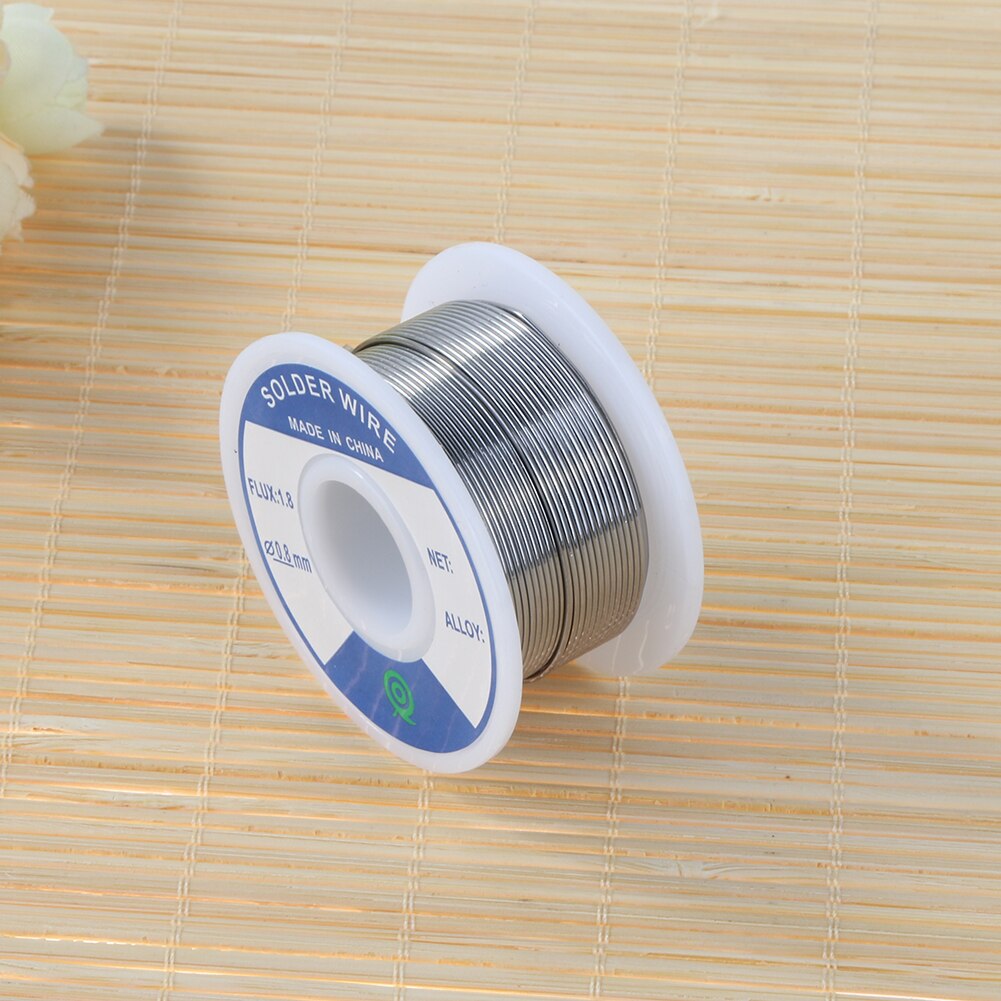 50g blyfri tenn silver lödtråd svetsfluss 3%  tie bly lod silver lod tråd ren tenn 0.8mm diy material trådrulle