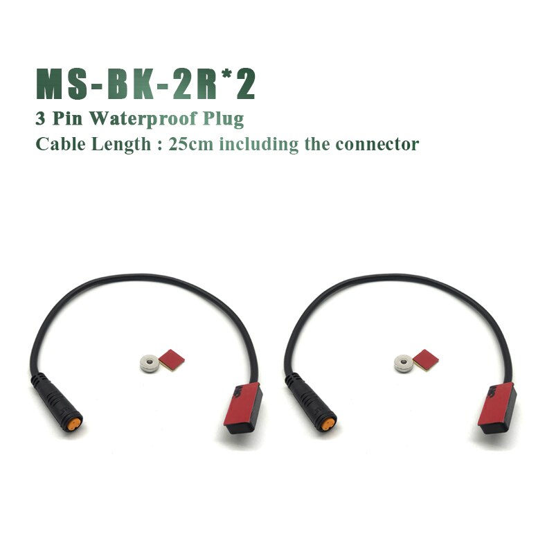 Electric E Bike Bicycle Scooter Brake Sensor Waterproof Cut Off Power Hydraulic Brake Sensor for E Bike Conversion Kit: MS2R WP 1pair