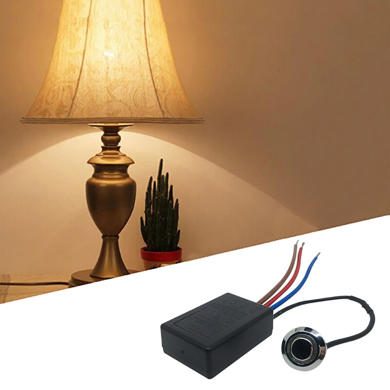 LD-600S Ingebouwde 3 Manier Vinger Touch Dimmer 25 ~ 150W Voor Tungslen Filament Lamp Of 3-25W Led Licht Ingang 220-240V Ac