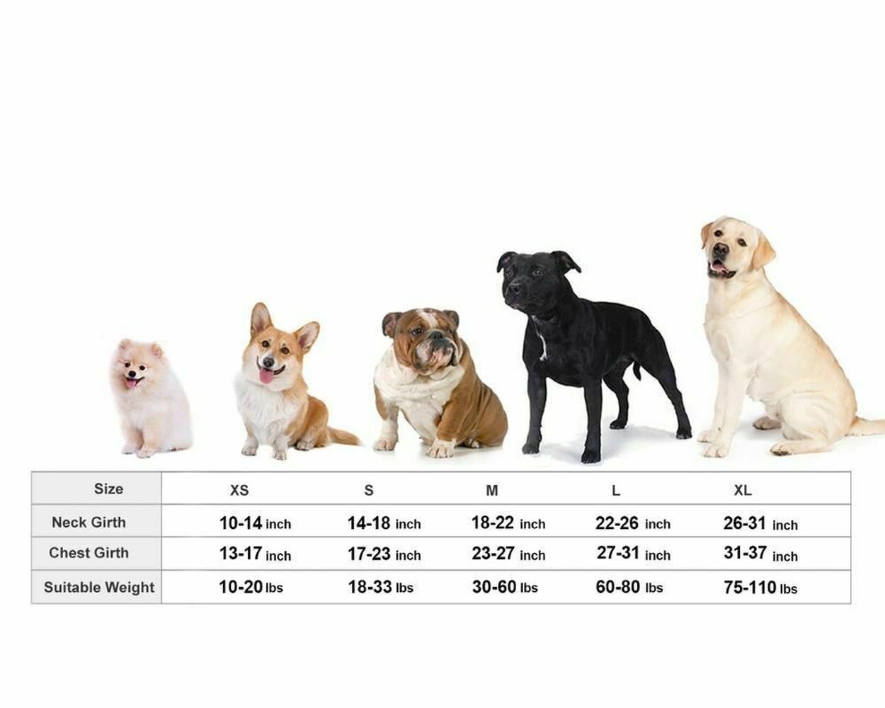 Dog Anxiety Vest Pet Jacket Reflective Small, Medium and Large Dog Thunder Shirt