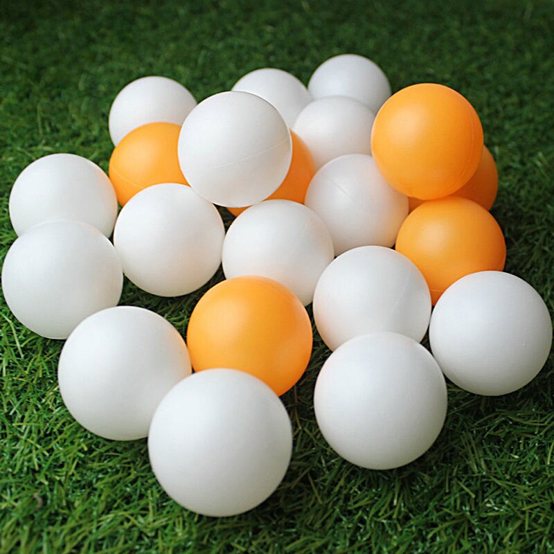 150 stk 45mm bordtennisbolde vaskbar drikkeøvelse bordtennisbold hvid orange