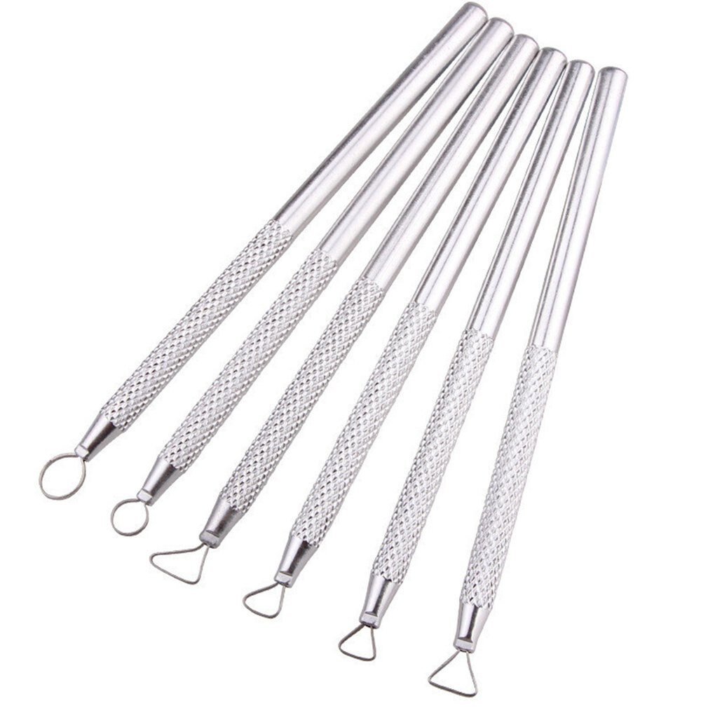6 uds. De utensilios de arcilla polimérica, cerámica, Cinta, Herramientas para esculpir, cerámica, escultura de arcilla, rascador, herramientas de modelado artesanal