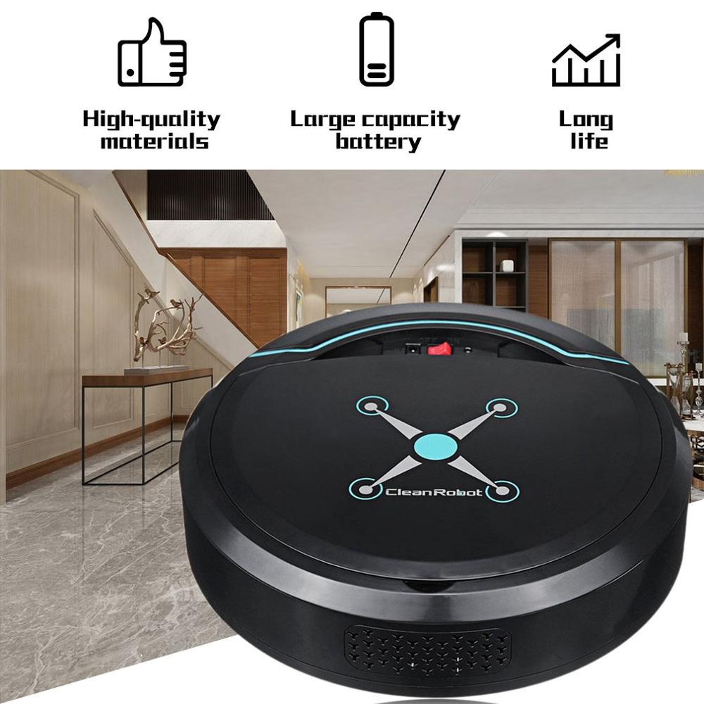 Vacum Cleaner Intelligente Automatische Vegen Robot Huishouden Oplaadbare Smart Robot Stofzuiger Machine Robot Barredor