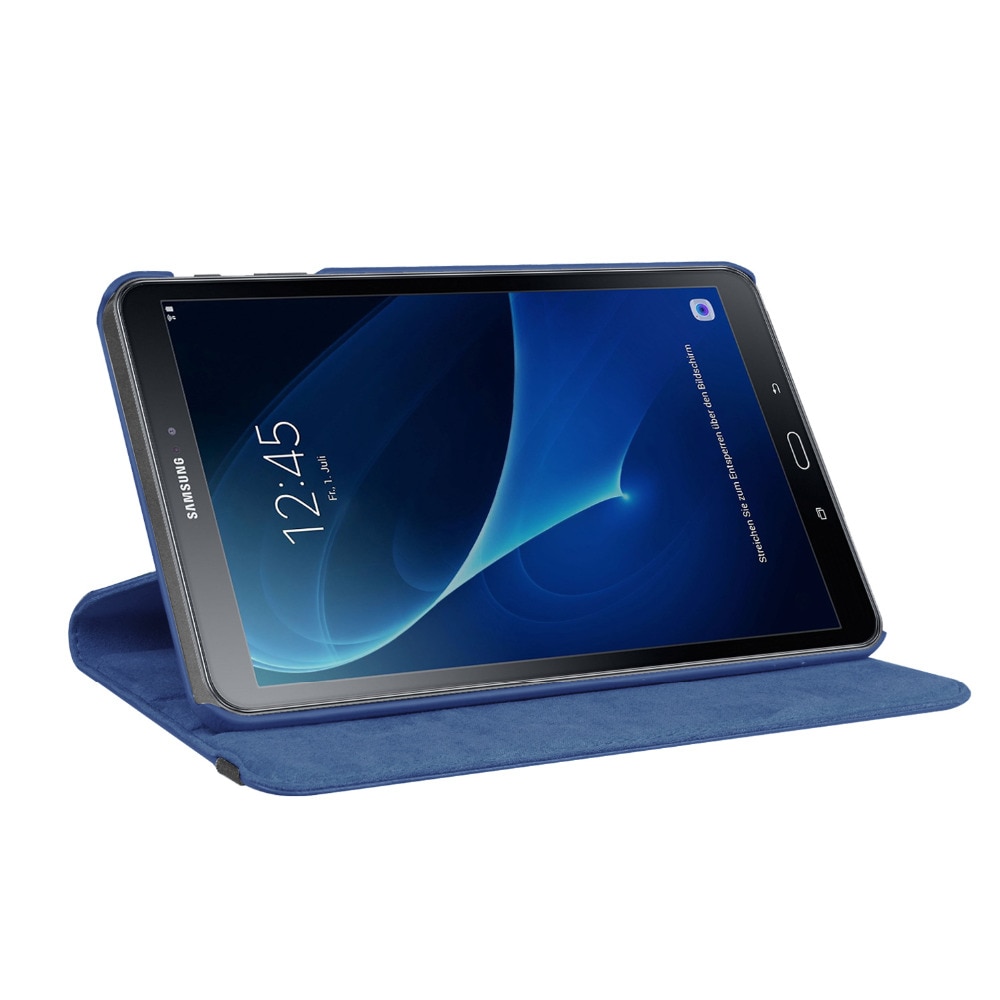 Tab a6 capa flip de couro pu, capa dobrável de 10.1 graus rotatória 360 para samsung galaxy tab a 6 10.1 capa de tablet t580 t585 10.1"