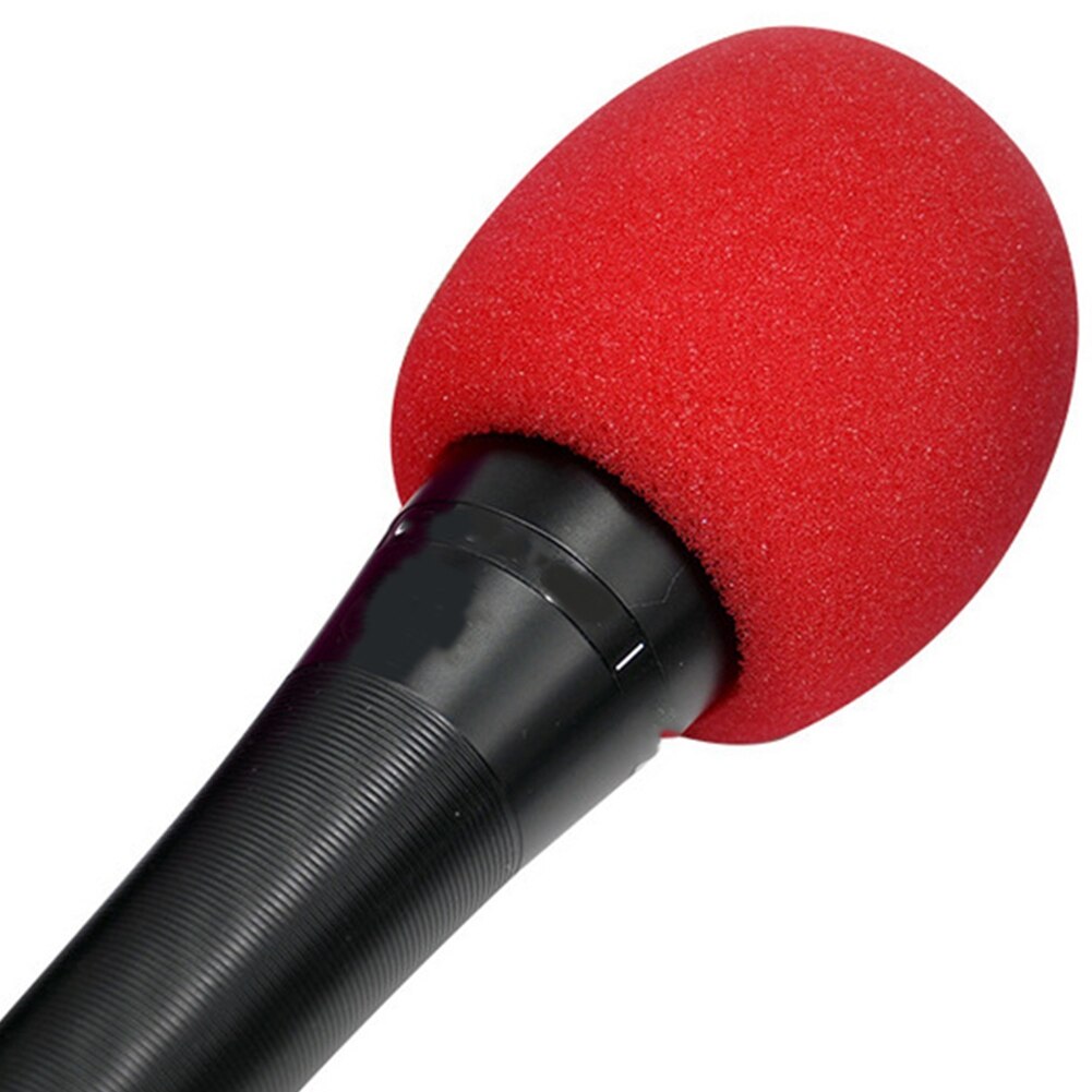 5 stück einfarbige, wiederverwendbare mikrofon-staubschutzhüllen, verdickte mikrofonhüllen, mikrofon-ausblasschutzhüllen für ktv