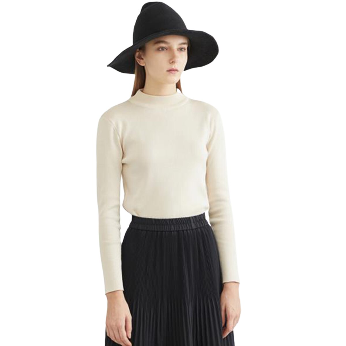 Nova moda feminina senhoras chapéu de malha cor sólida balde chapéus chapéu pescador chapéu de bruxa preto cinza rosa bege
