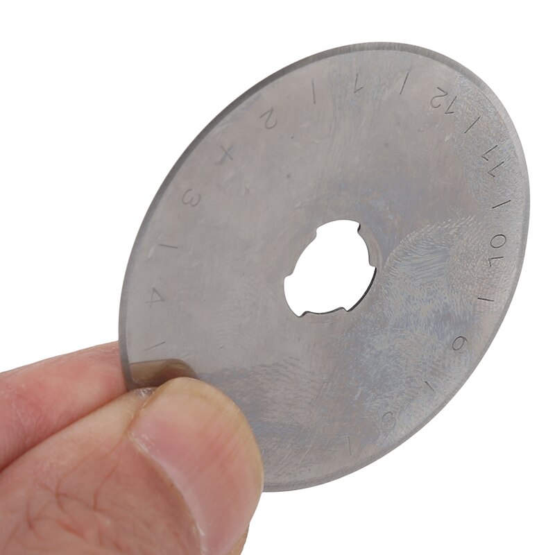 LeatherCraft Rotary Cutter Leather Cutting Tool Fabric Cutter Circular Blade DIY Patchwork Sewing Quilting Fit Olfa Cut: 1 pc 45mm