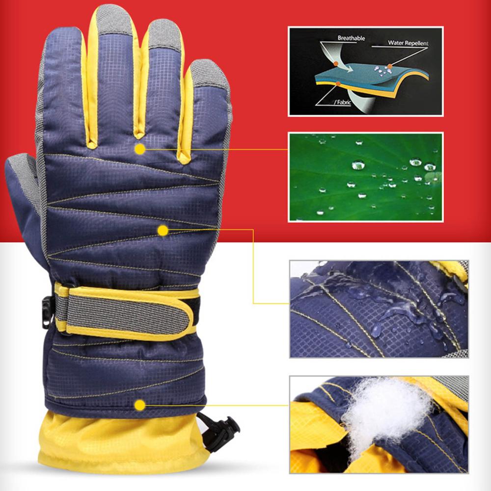 Unisex Winter Tech Windproof Waterproof Gloves Snow Work Ski Glove Windproof Warm Hands in Cold Weather