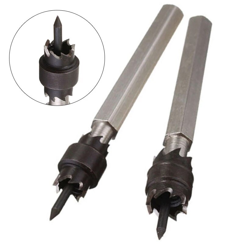 13pcs Spot Weld Cutter Set 3/8 Inch Double Sided Rotary Spot Weld Remover Drill Bit for Power Drill Spot Welding