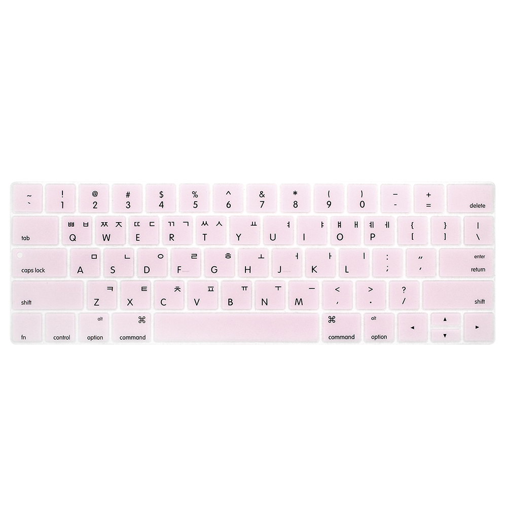 Korean Keyboard Cover Protector Skin for MacBook with touch bar 13 15 A1706 A1707A1989 Korea laptop keyboard protective film