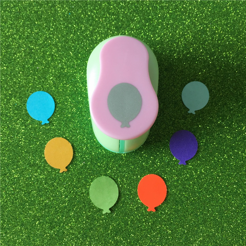 1 "(2.5cm) ballon forme EVA mousse poinçons papier poinçon pour carte de voeux à la main bricolage scrapbook artisanat poinçon machine