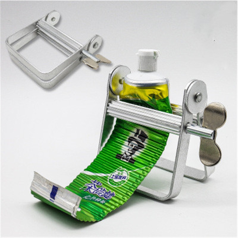 1pc Tube Squeezer Lazy Toothpaste Dispenser Metal Squeezing Tools Hair Color Dye Cosmetic Paint Squeezer Tube Wringer