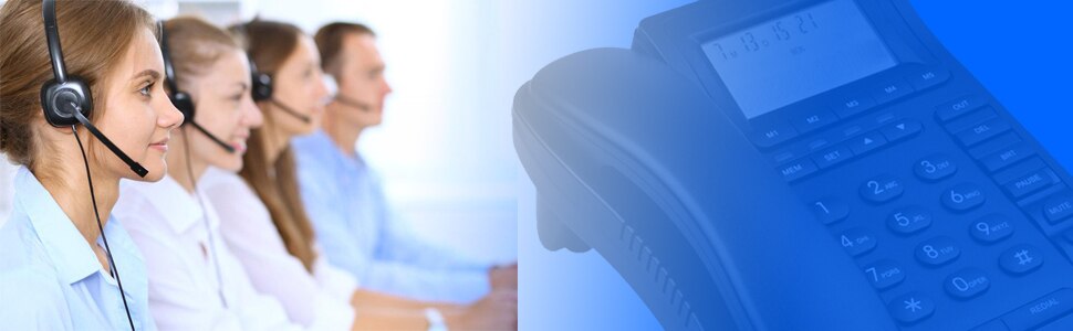 Kerlitar  p17b- j thuiskantoor vaste telefoon met hoofdtelefoonaansluiting callcenter desktop telefoon met nummerherkenning