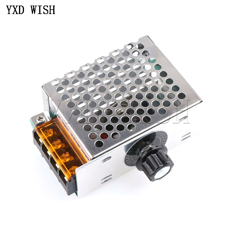 4000w 220v ac scr spændingsregulator motorhastighedsregulator dæmpere elektronisk volt regulator dæmper termostat regulator