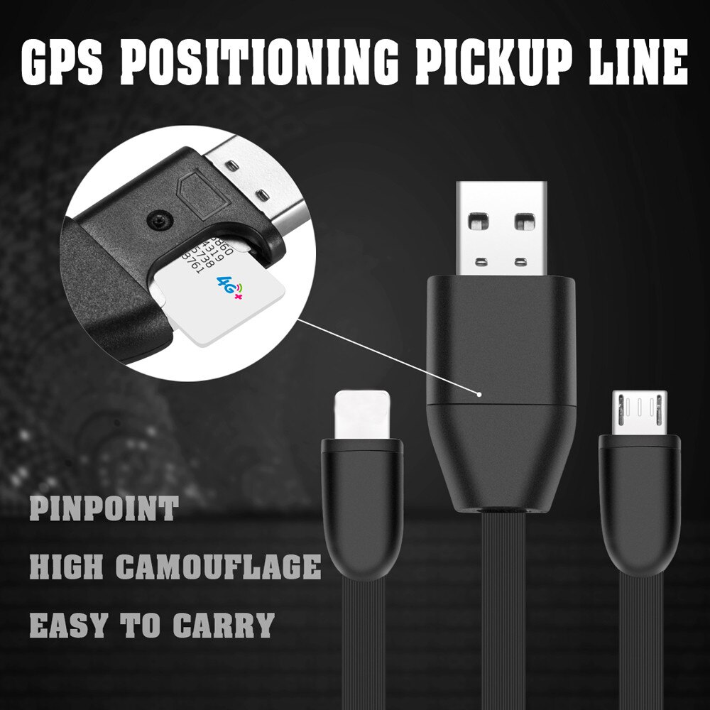 Localizador GPS Excelvan cable cargador micro-USB para escuchar voz GSM GPRS en tiempo Real para todos los vehículos H0305