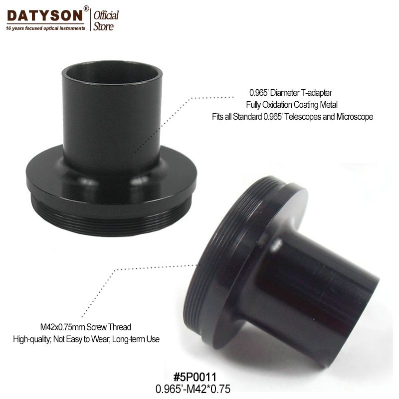 Camera Adapter T Ring Interface for Telescope Microscope Photography Dedicated - Multiple Models