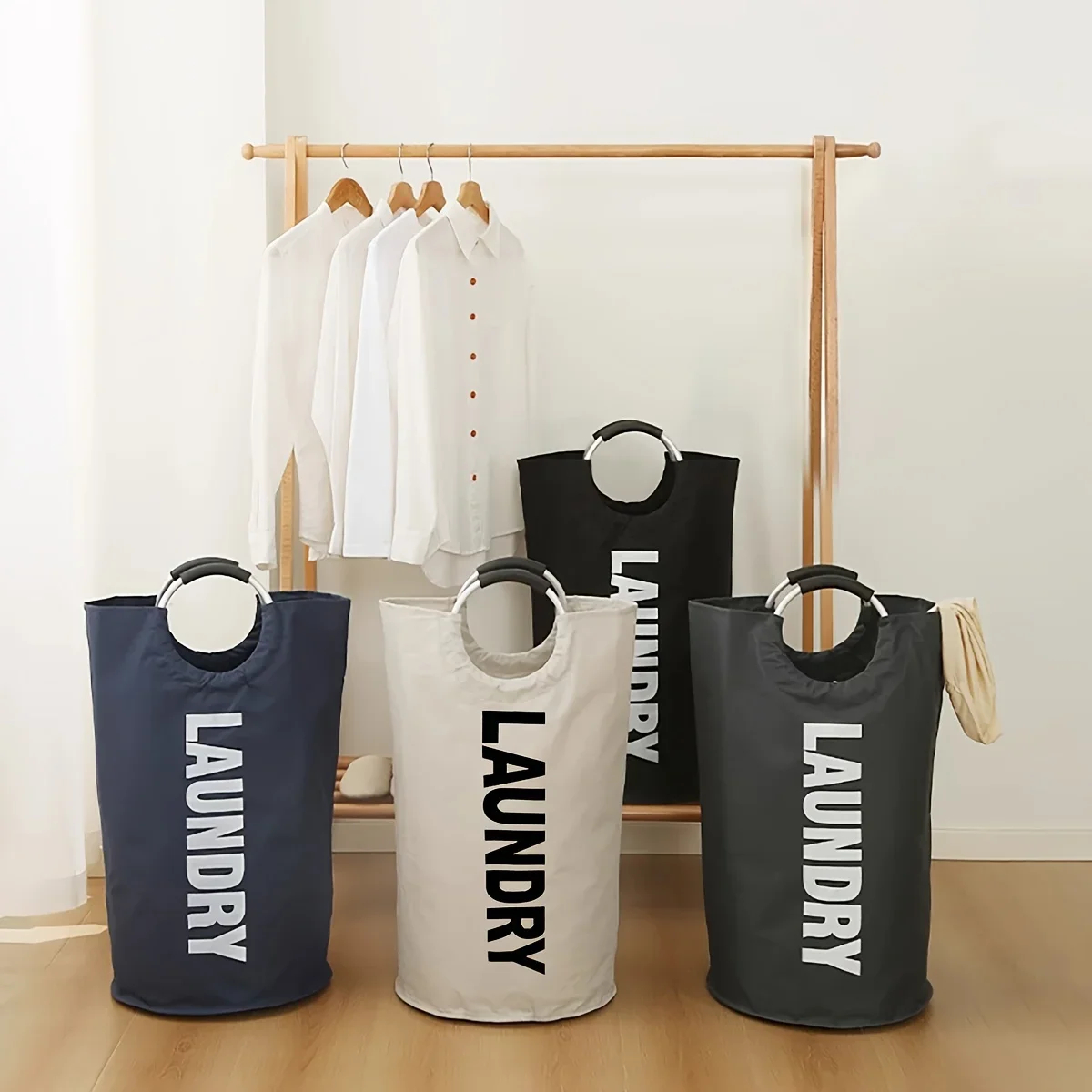 Cesta de almacenamiento de tela sucia para ropa sucia, cubo de almacenamiento de tela sucia plegable de gran tamaño para juguete de lavandería impermeable, 1 ud.