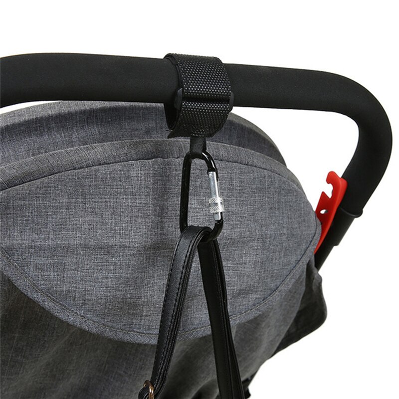 Baby Stroller Hook Accessories Buggy Diaper Bags Cart Hook Multi Purpose Carabiner Outdoor Stand Shopping Hanger Buckle